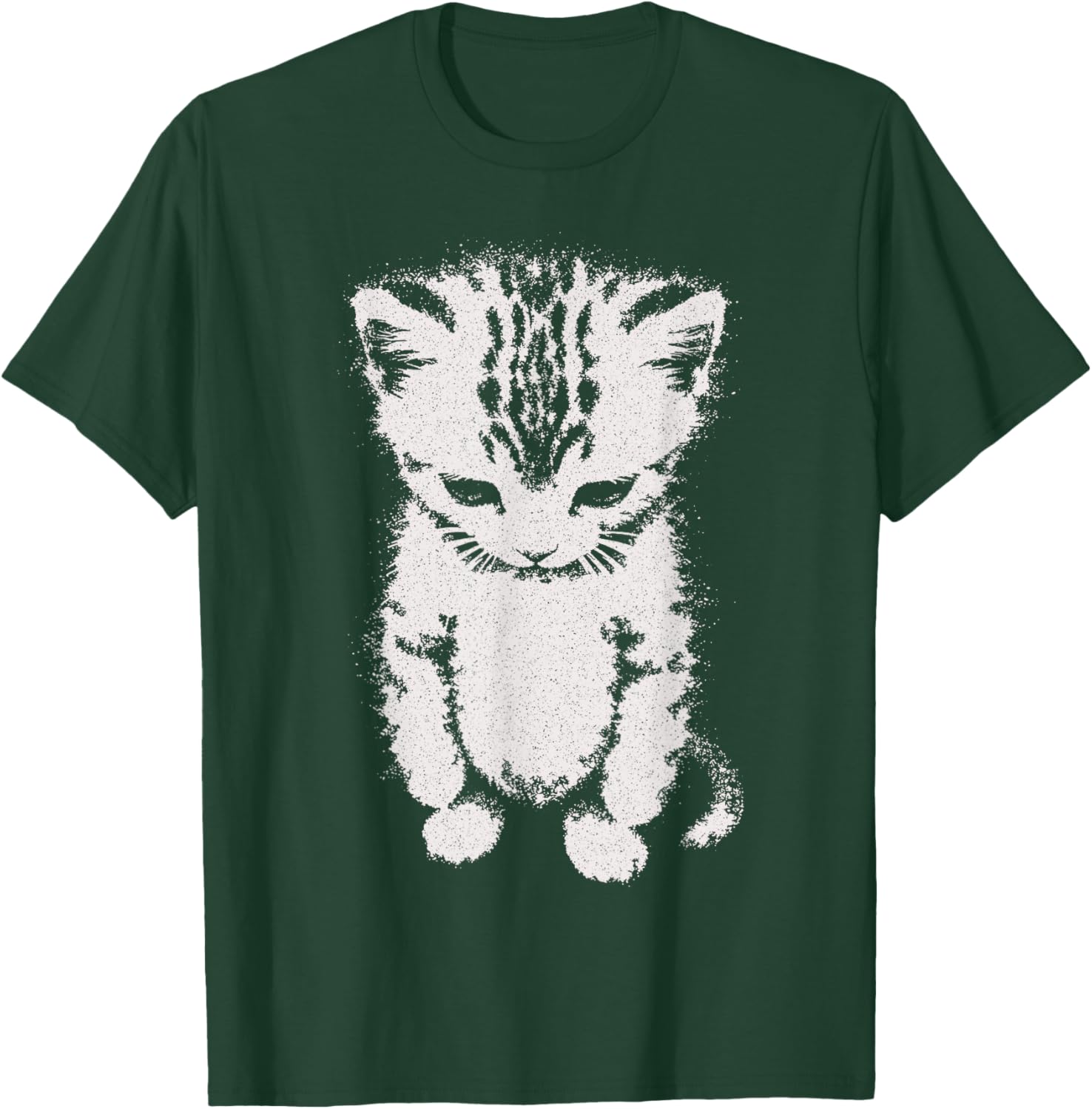 Sad Kitten Meme Standing Cat Funny Cat Meme Men Women Kids T-Shirt - T-Shirt | Forest