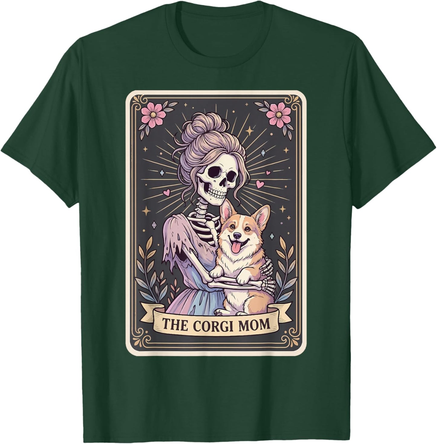 The Corgi Mom Tarot Card T-Shirt - T-Shirt | Forest