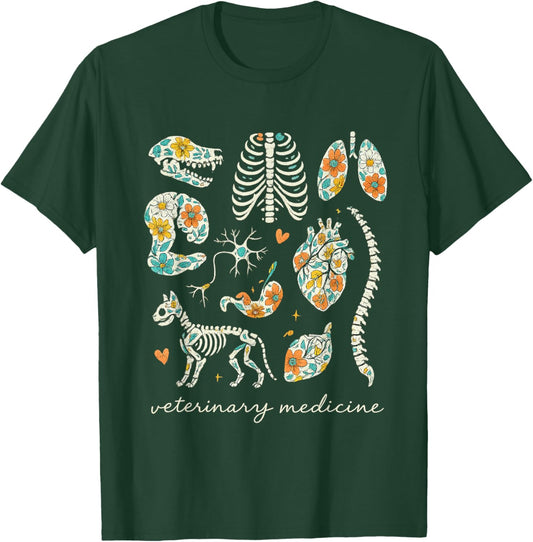 Veterinary Medicine Vet Tech Student T-Shirt - T-Shirt | Forest