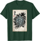 Sea Turtle Ocean Gyotaku Art Vintage Japanese Ink Print T-Shirt - T-Shirt | Forest