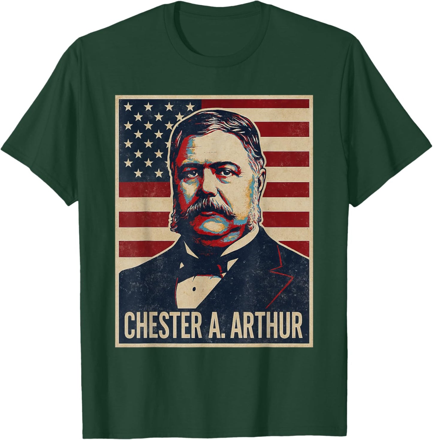 Chester A. Arthur Portrait T-Shirt - T-Shirt | Forest
