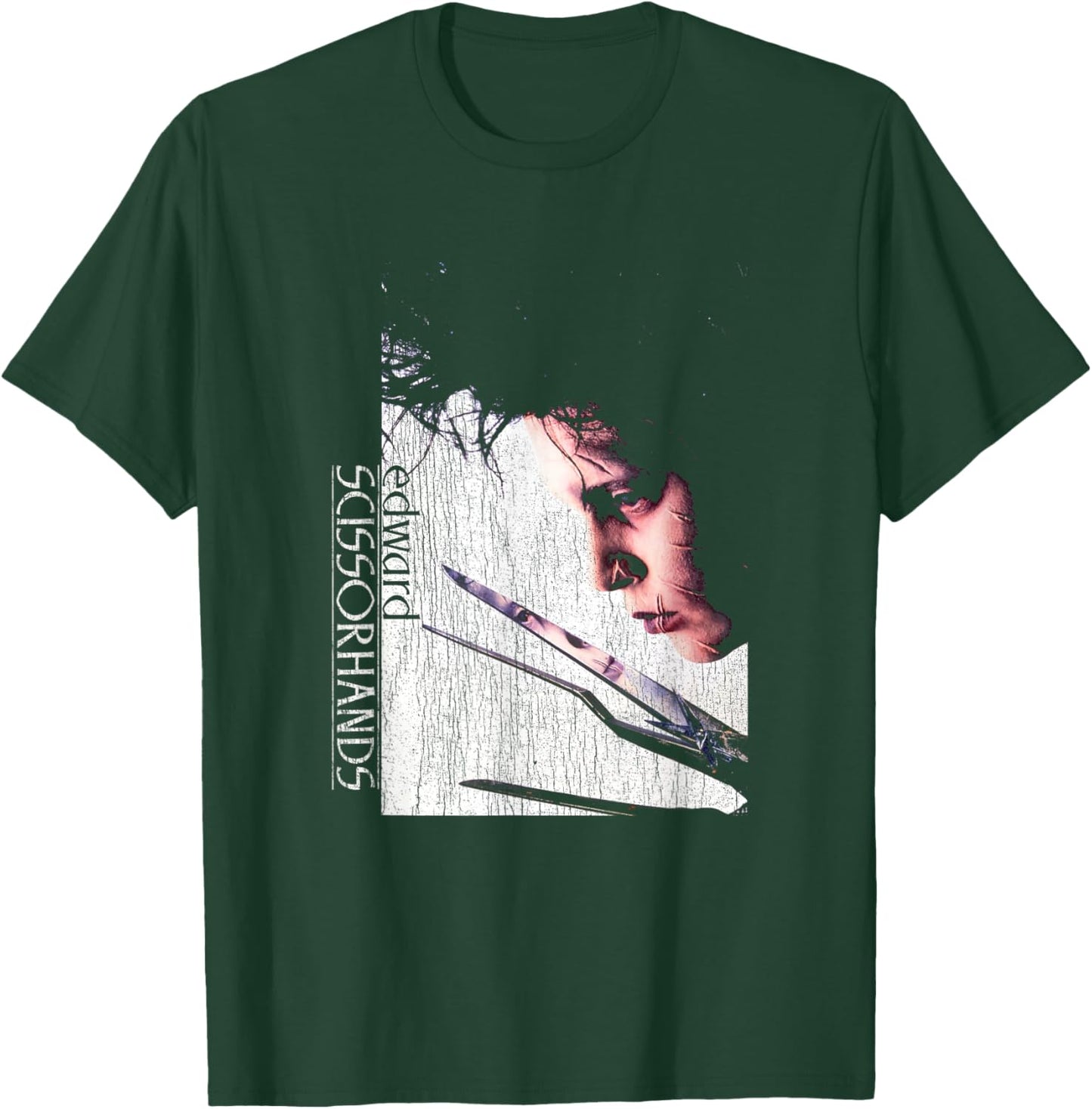 Edward Scissorhands Dramatic Face Vintage T-Shirt - T-Shirt | Forest