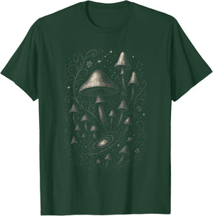 Mushroom Magic - Nature Aesthetic T-Shirt - T-Shirt | Forest