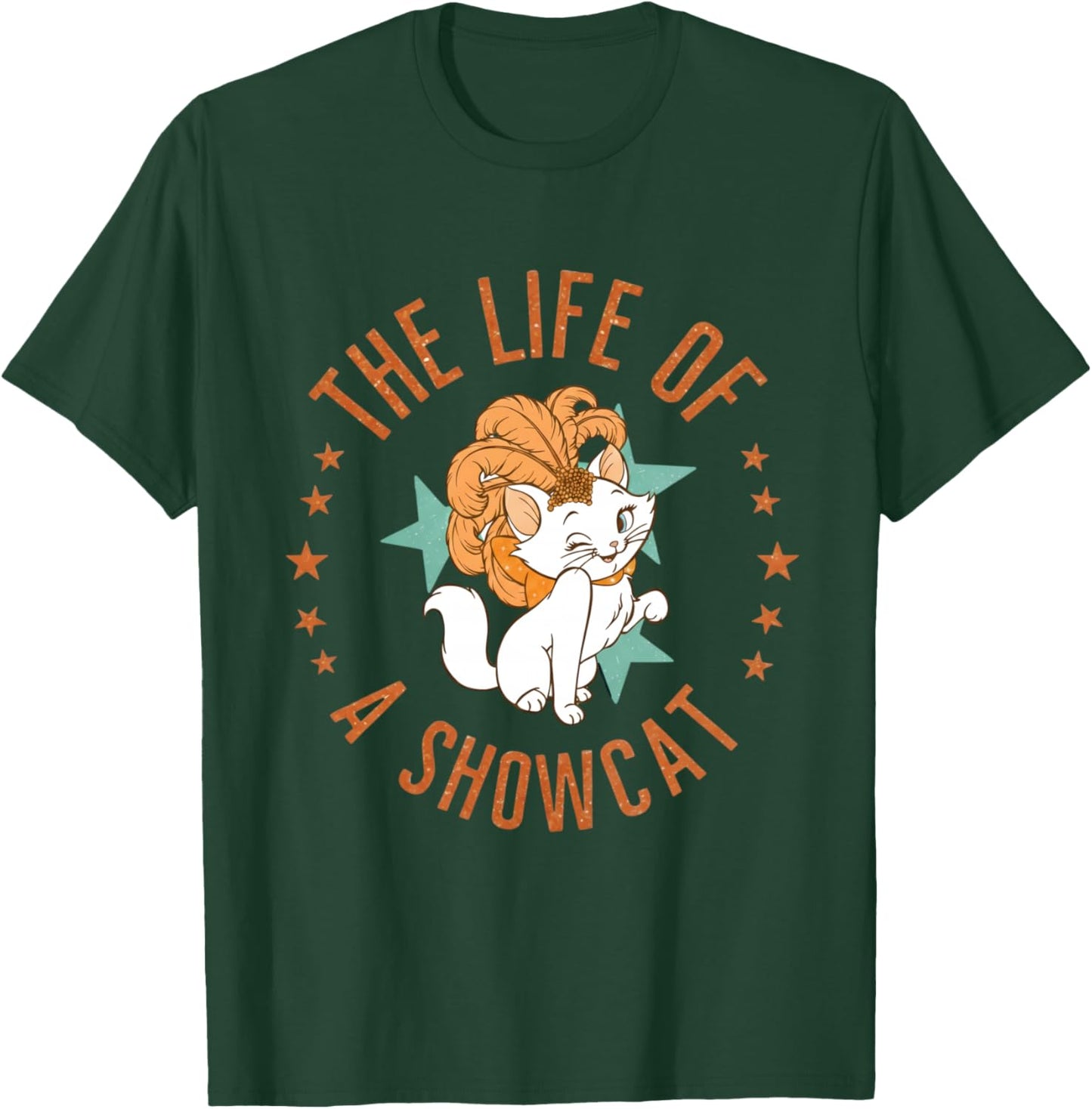Funny Cat Era Life of Showcat Cat Lovers Men Women Kids T-Shirt - T-Shirt | Forest