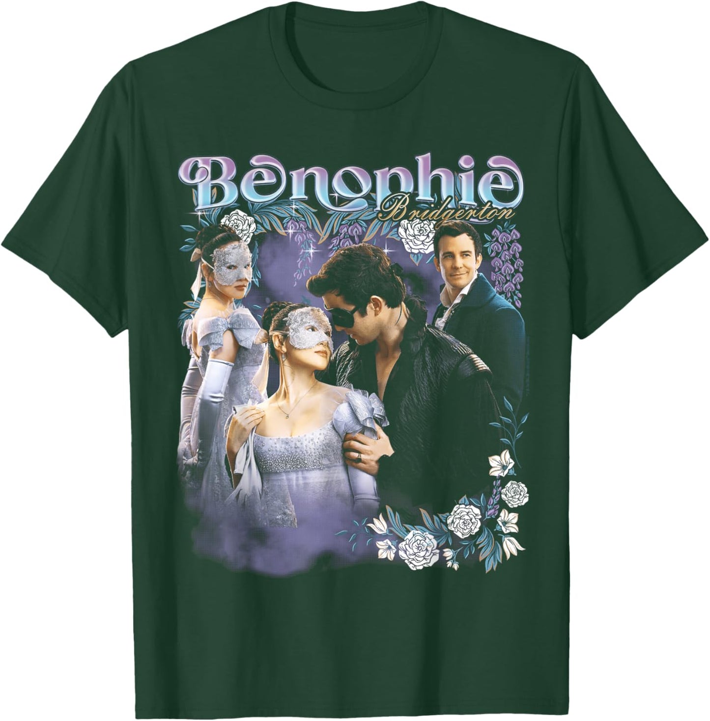 Bridgerton Benophie Heartthrob Officially Licensed T-Shirt - T-Shirt | Forest