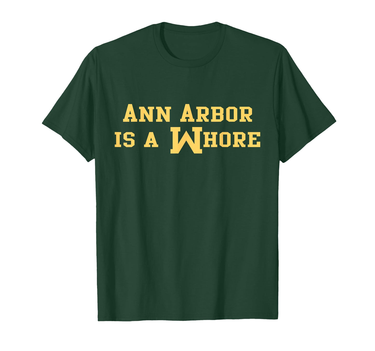 Ann Arbor is A Whore Funny Sarcasm Saying T-Shirt