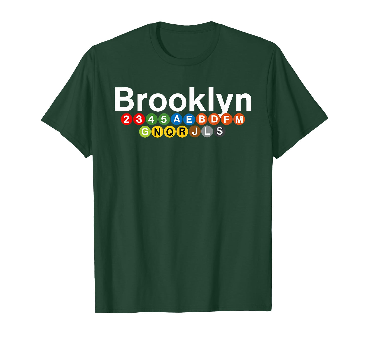 New York Brooklyn Subway Station Signs, Train Signs NYC T-Shirt