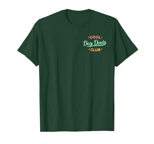 Vintage Cool Dog Dads Club Funny Father's Day Dog Lover T-Shirt