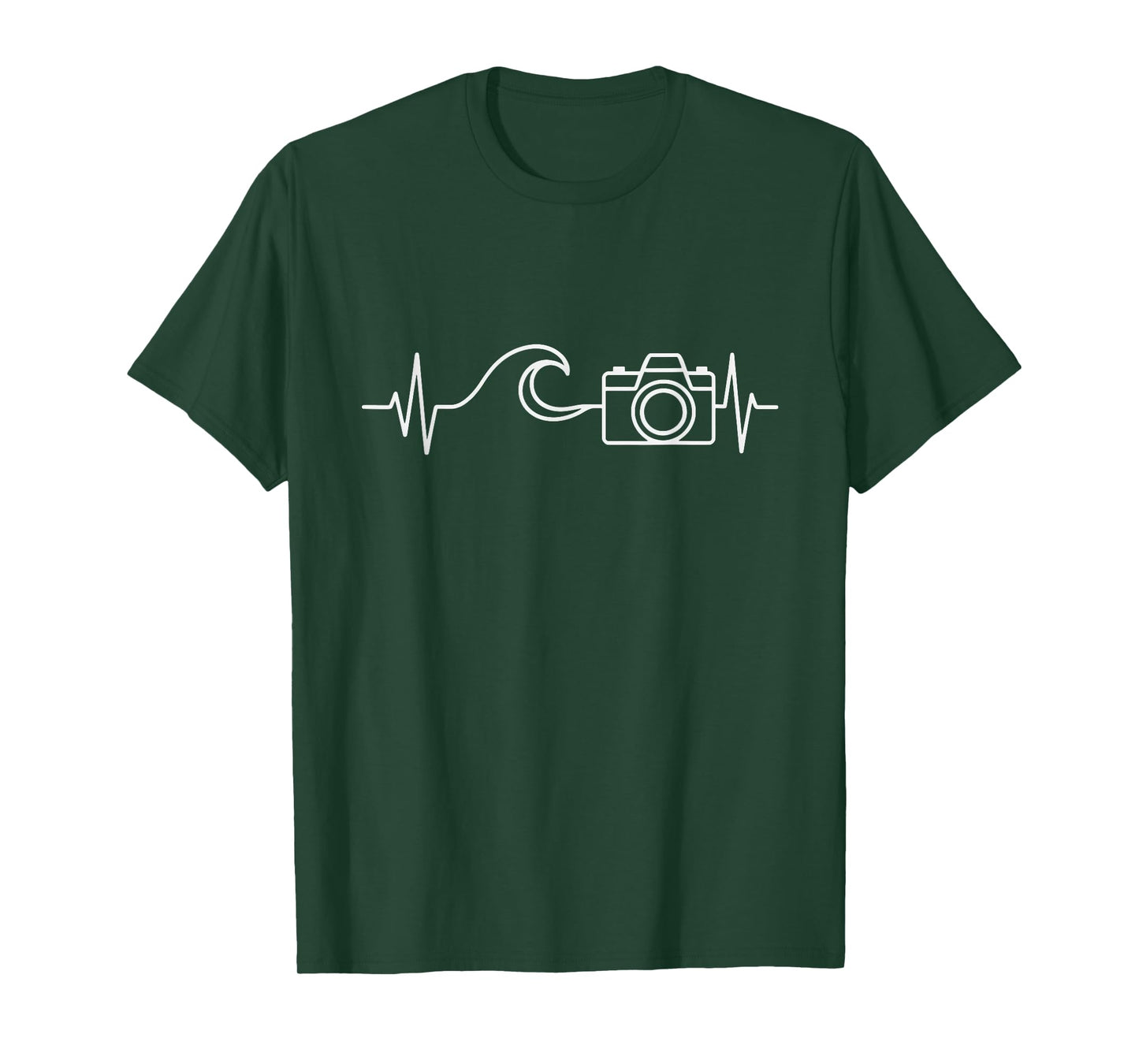 Travel Photographer for Photography Lover Ocean and Camera T-Shirt