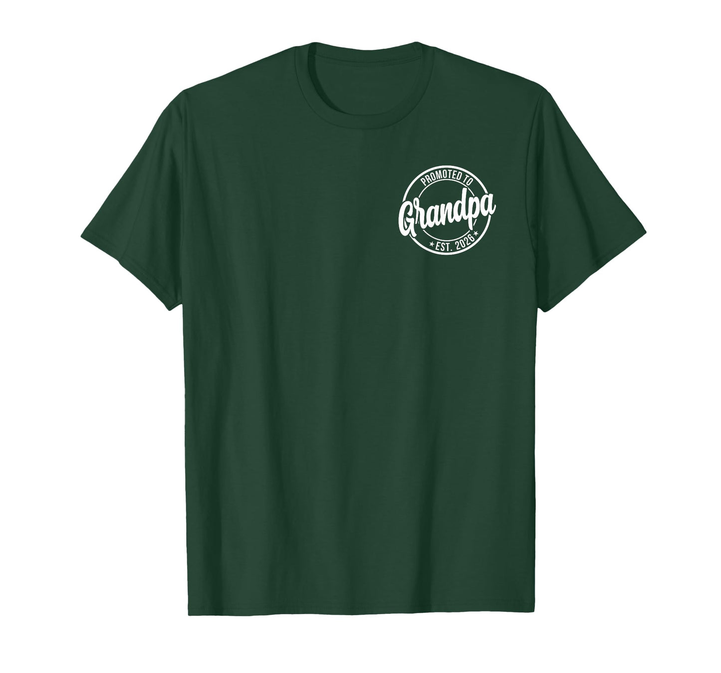 Promoted to Grandpa Est 2026 T-Shirt