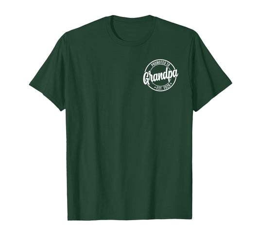 Promoted to Grandpa Est 2026 T-Shirt