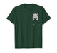 Funny Hippo Peeking in Pocket Hippopotamus Animal Lover T-Shirt