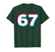 Six Seven Alpha Gen Meme 6 7 Matching 67 T-Shirt