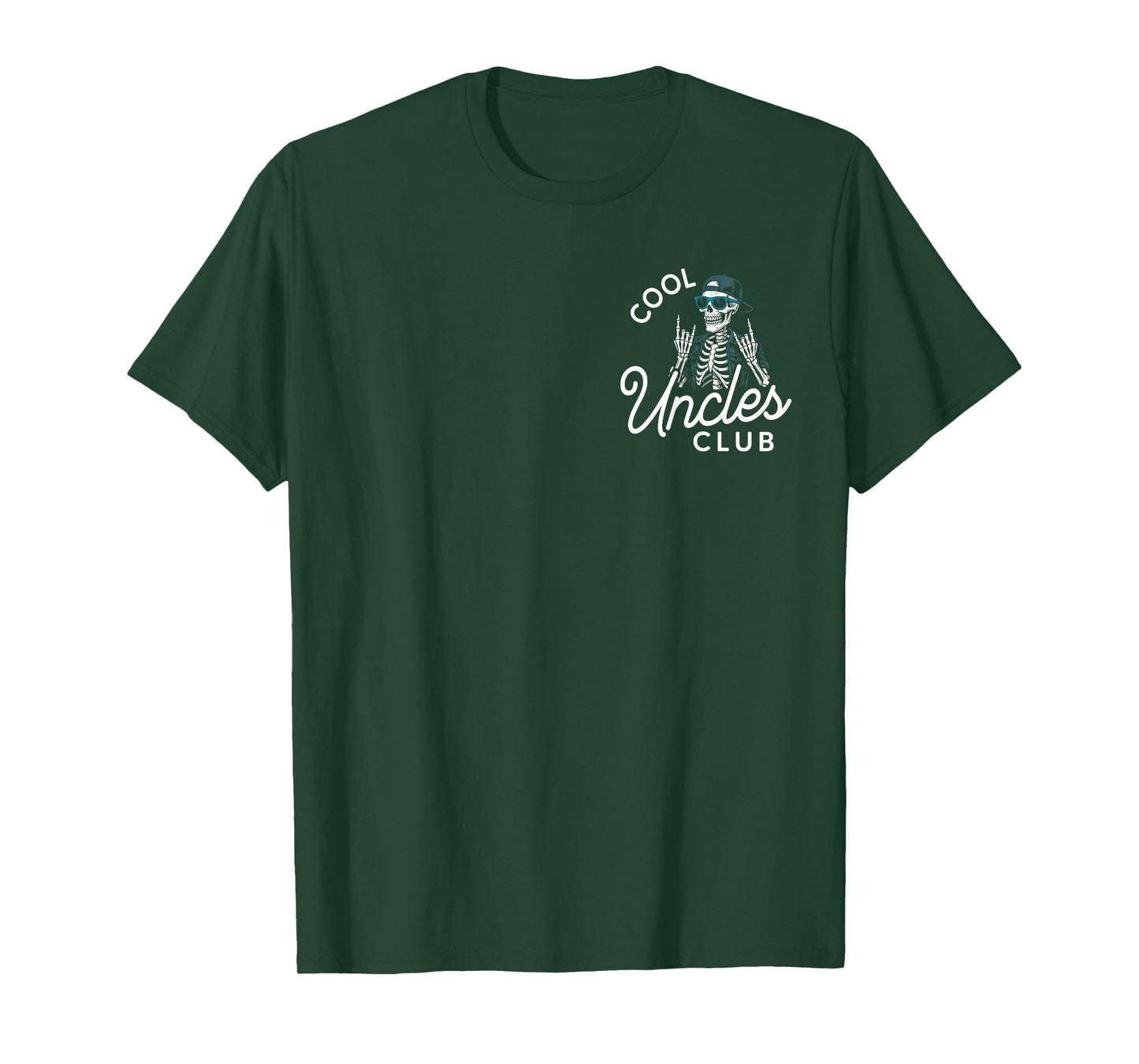 Cool Uncles Club Shirt Funny Skeleton Men Uncle T-Shirt