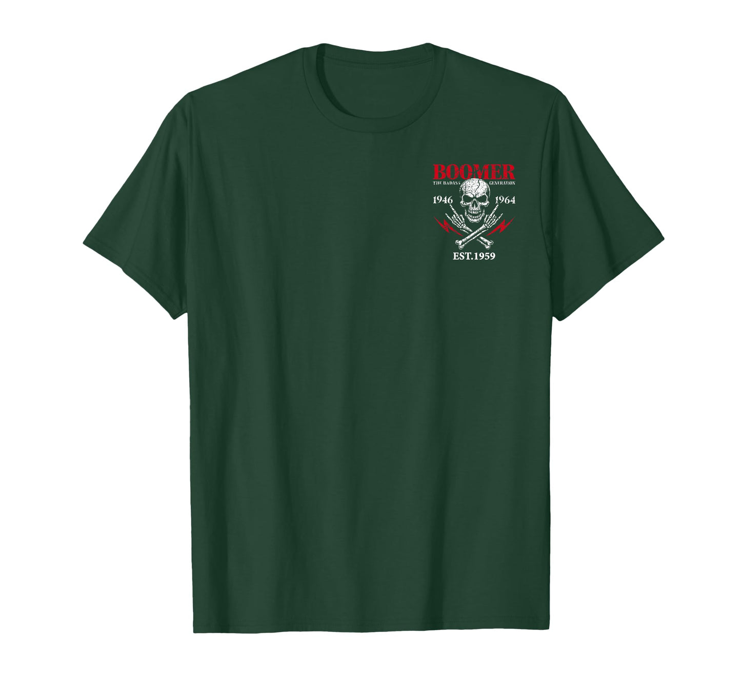 Boomer Generation Badass Before All You Sissies 1959 2 Sides T-Shirt