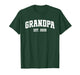 Promoted to Grandpa Est. 2026 Grandparent Baby Announcement T-Shirt