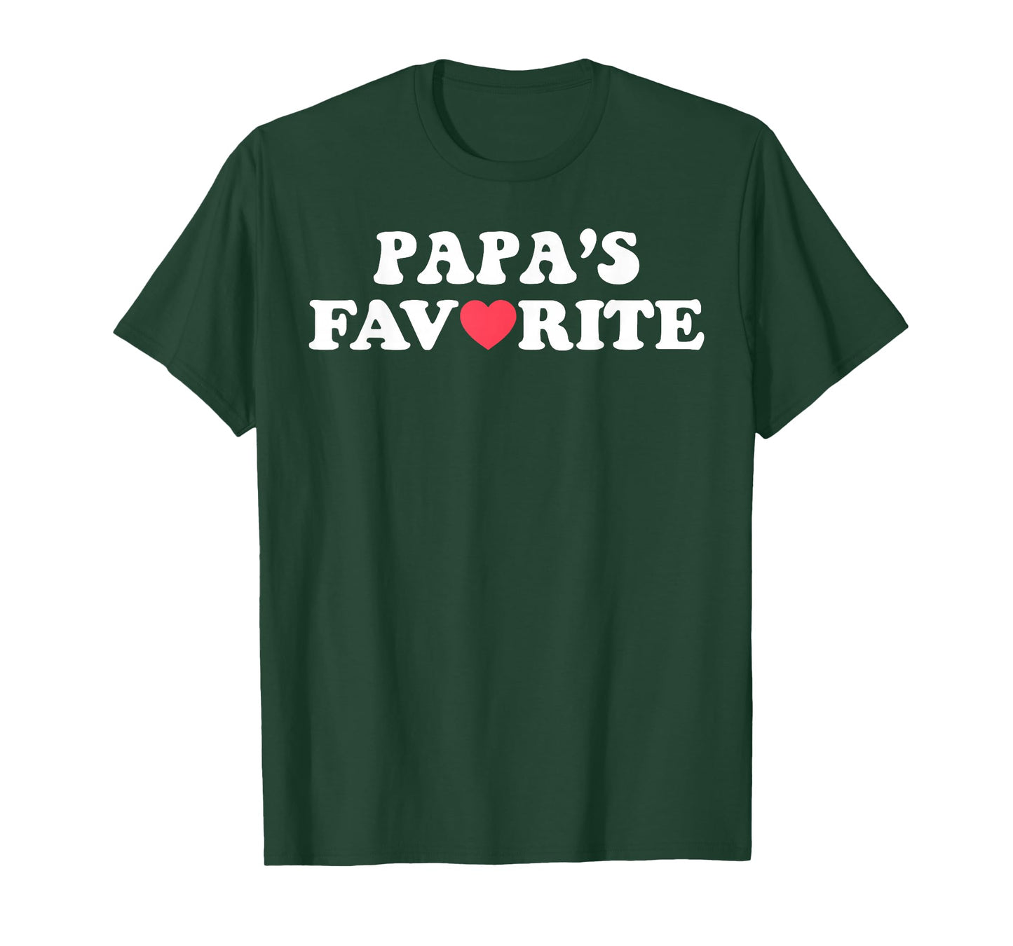 Funny Papa's Favorite Son Daughter I'm Papa's Favorite T-Shirt