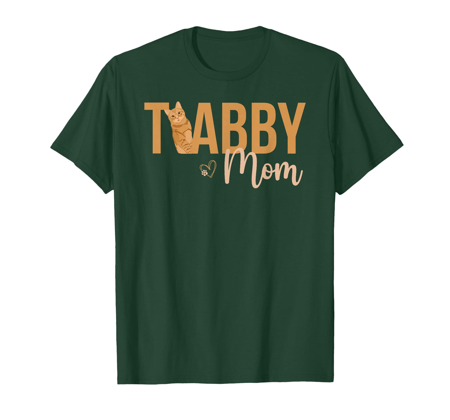 Orange Tabby Cat Mom Orange Tabby Cat Owner T-Shirt