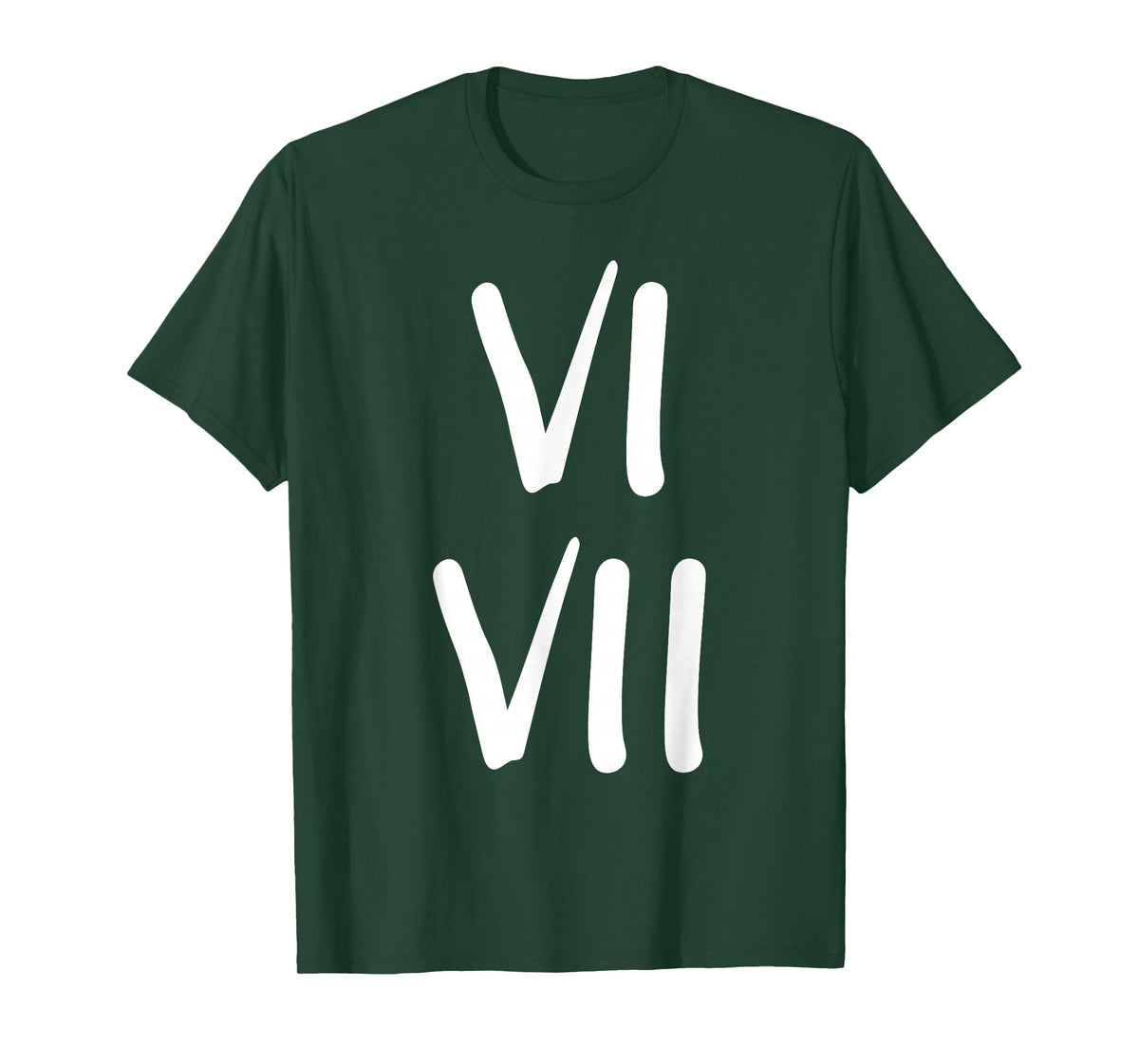 Funny 67 Kids Joke 6 and 7 Roman Numerals T-Shirt