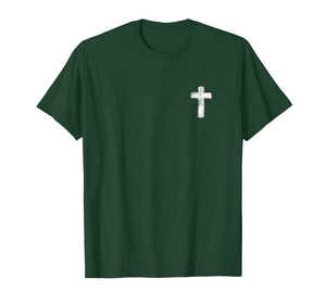 Simple Cross Faith Minimal Christian Symbol T-Shirt