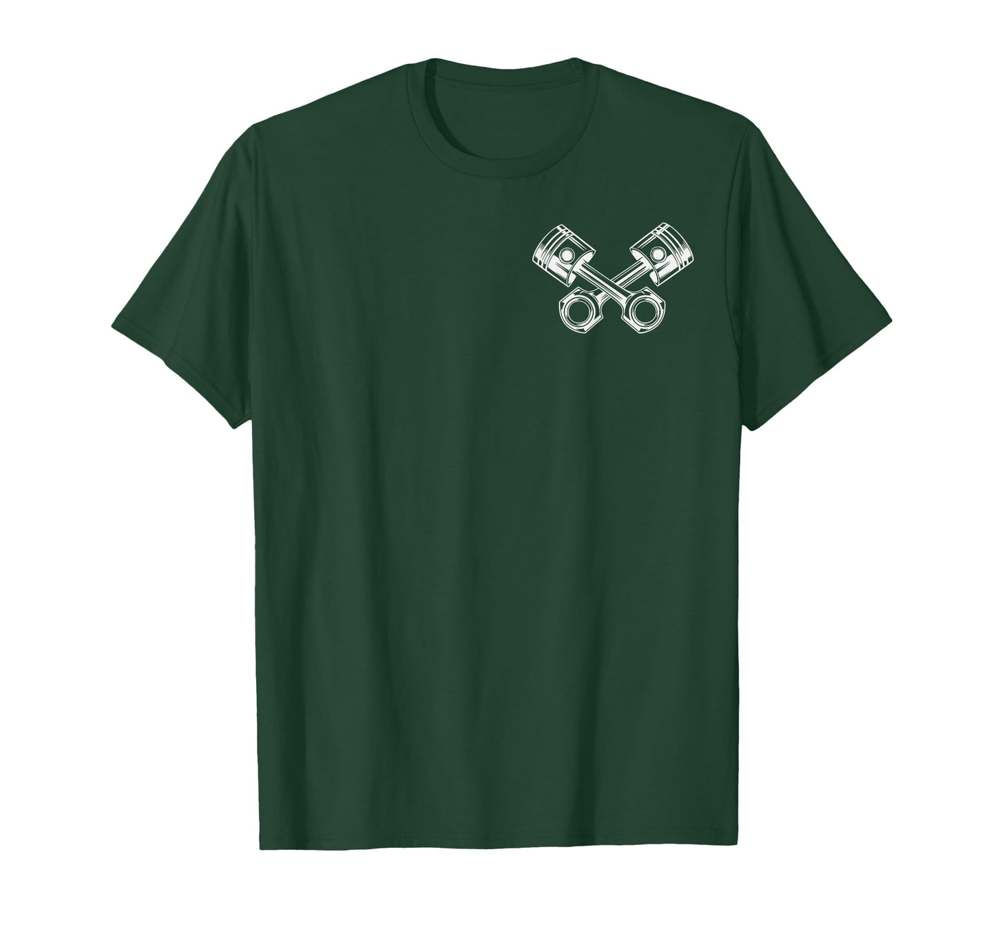 Car Mechanic Piston Artwork Auto Engine Garage Guy T-Shirt