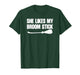 Funny Halloween Shirts for Couple she Likes My Broom Stick T-Shirt