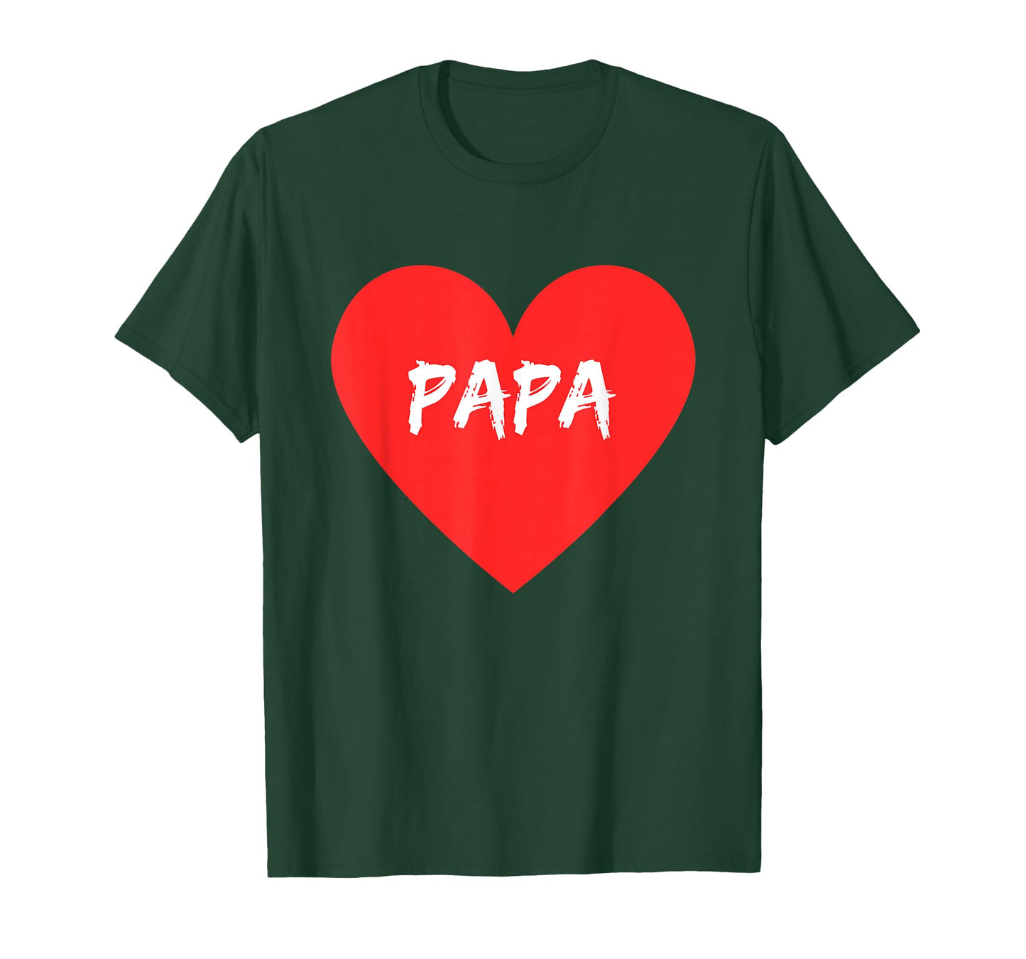 Love for Papa Inside of A Heart T-Shirt