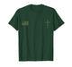 Funny Christian Jesus Christ Three Nails Cross American Flag T-Shirt