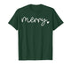 Merry Christmas Minimal Script Font Xmas Holiday Pajamas T-Shirt