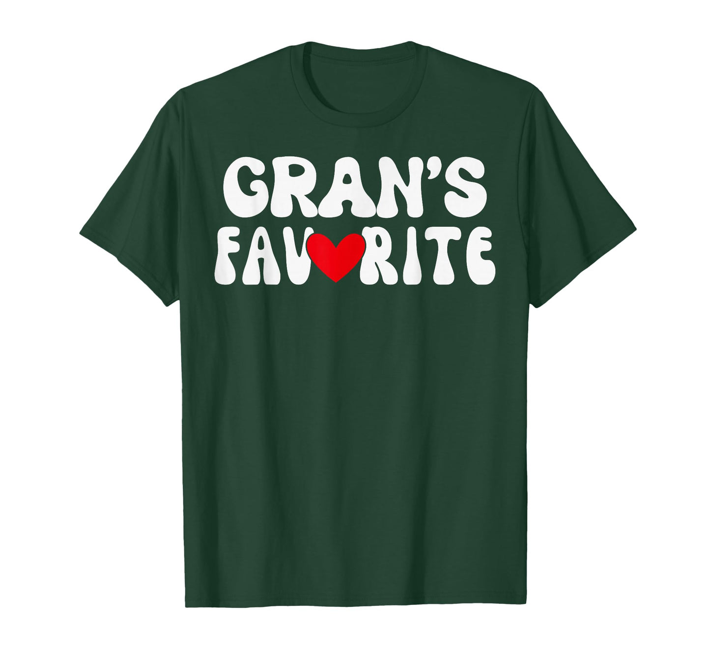 Gran’S Favorite Funny Grandparent Grandchild Vintage Humor T-Shirt