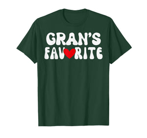 Gran’S Favorite Funny Grandparent Grandchild Vintage Humor T-Shirt