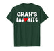 Gran’S Favorite Funny Grandparent Grandchild Vintage Humor T-Shirt