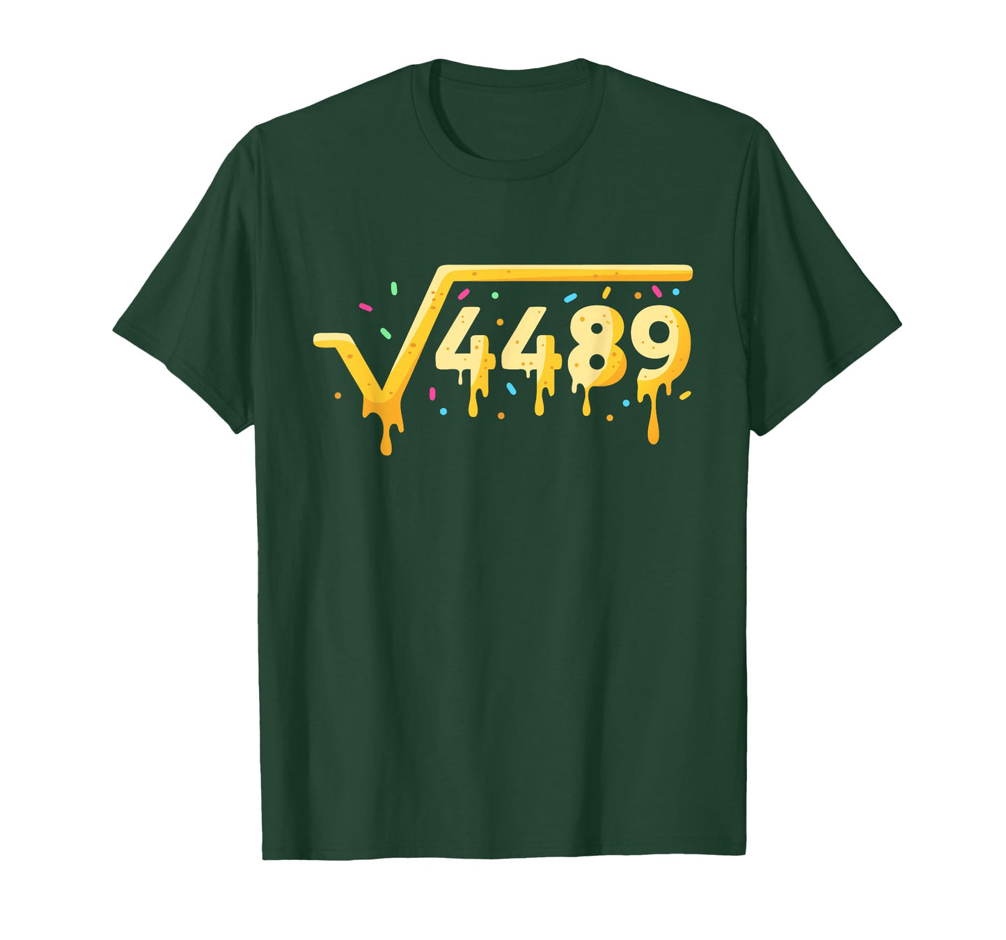 67 Banana Drip Meme Square Root 4489 Slang Math Teacher T-Shirt