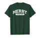 Retro Varsity Style Merry Christmas T-Shirt