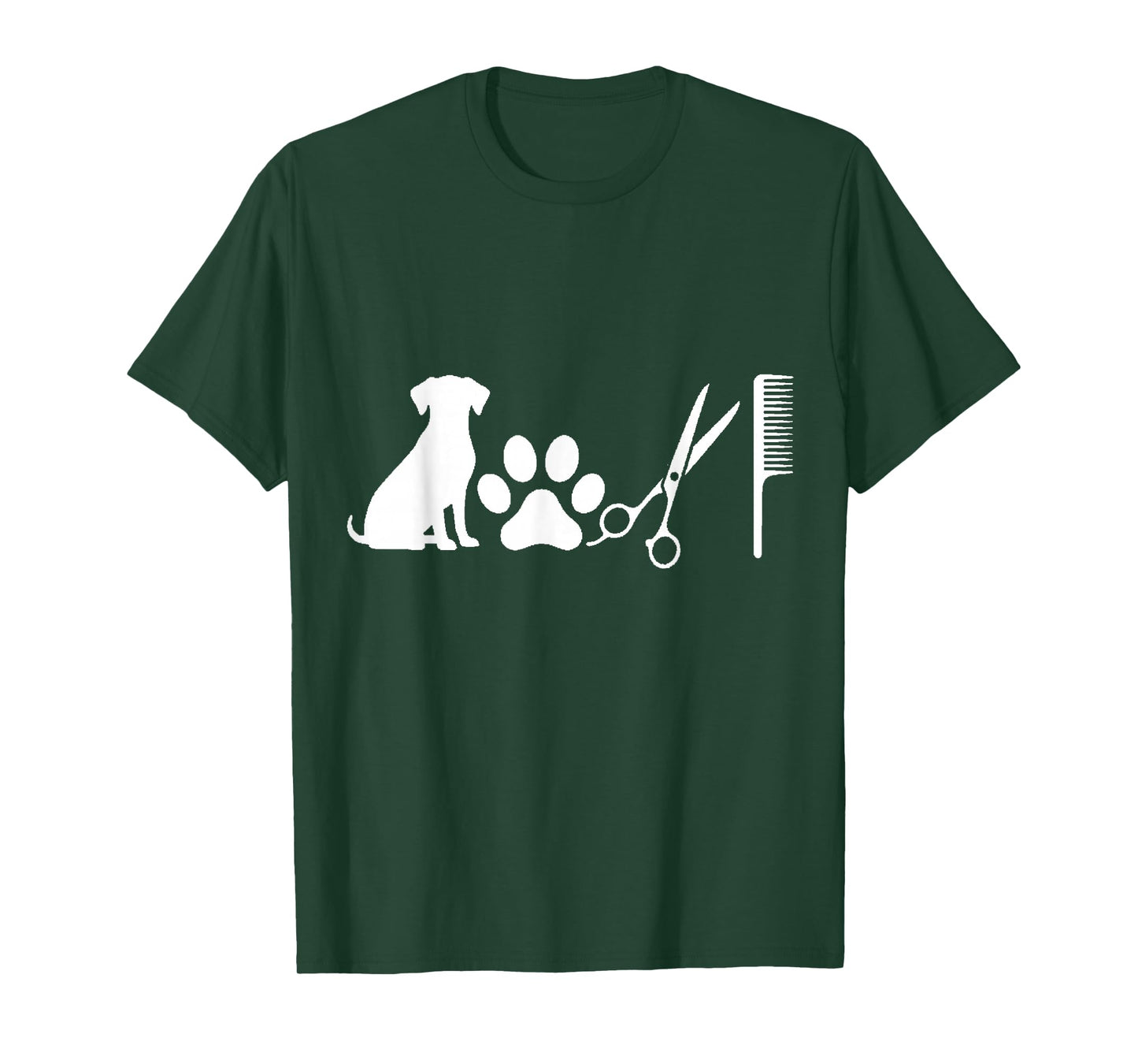 Fur Artist Dog Groomer Grooming Pet Stylist T-Shirt