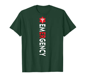 Emergency Department Emergency Room Nurse ER Nurse Back of T-Shirt