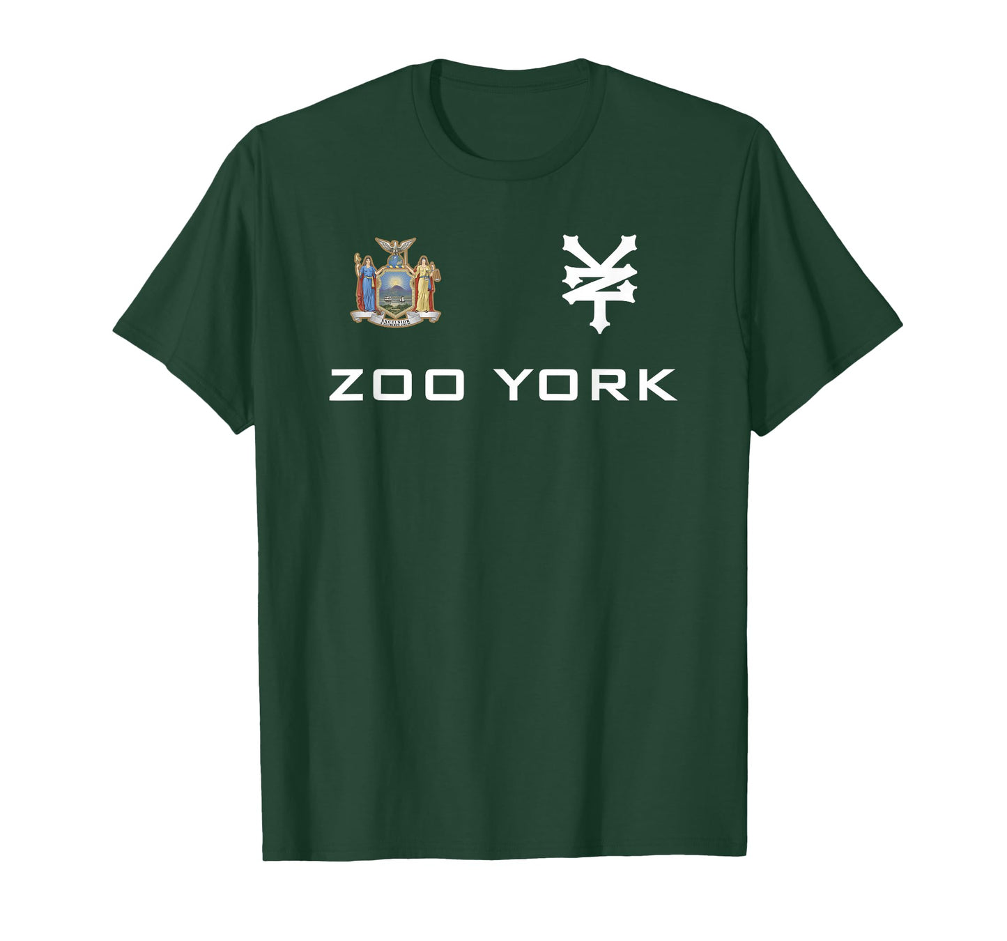 Zoo York State Seal Crest NYC Skateboard Vintage T-Shirt