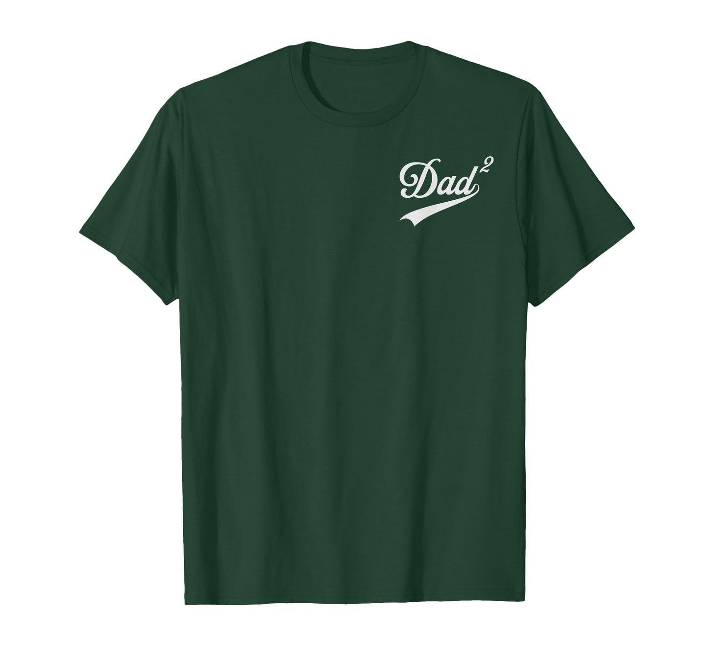 Dad of Two Squared Vintage Classic 2nd Time Father T-Shirt