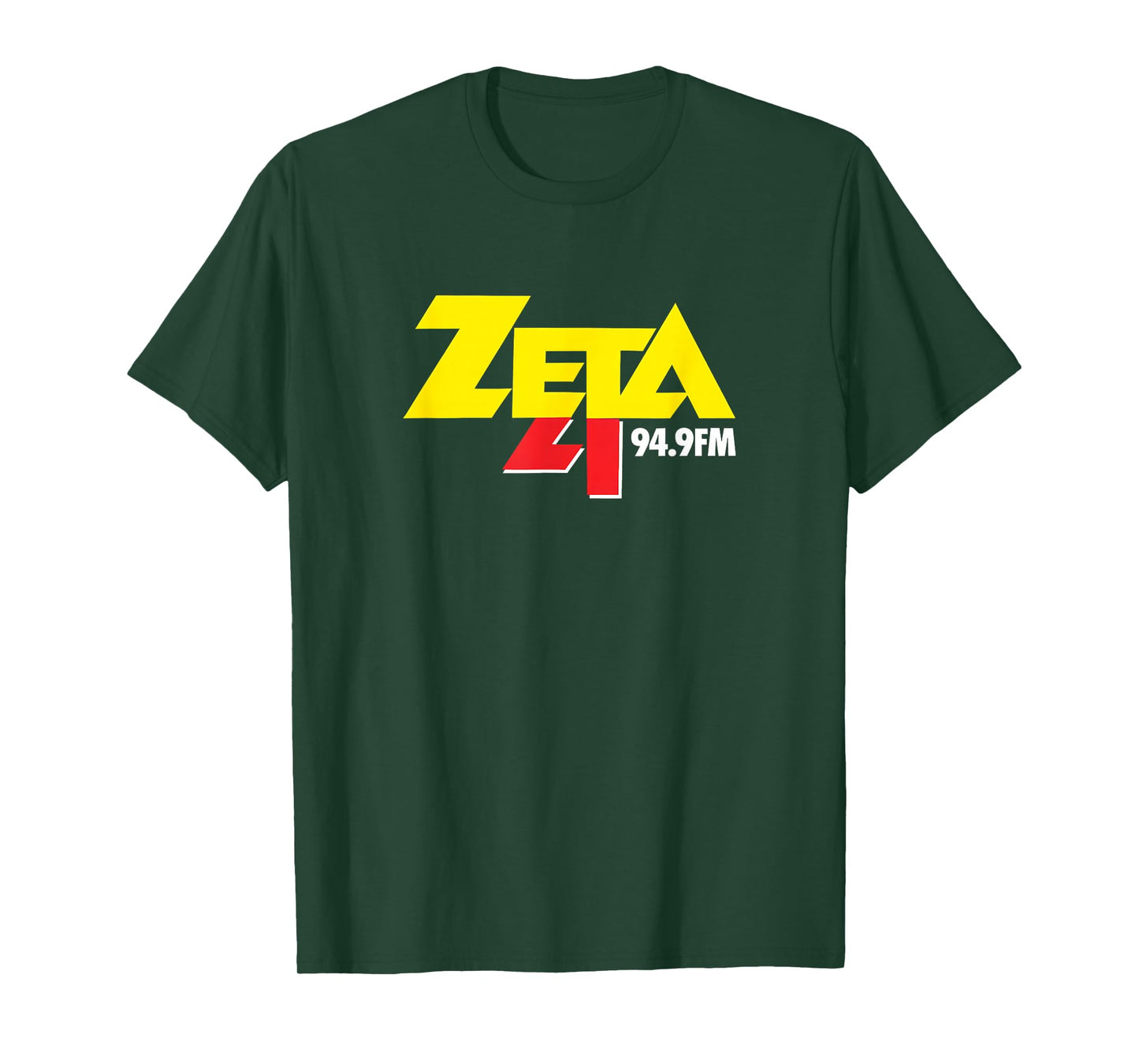 Zeta 94.9 FM Miami Classic Rock n Roll Radio Retro Design T-Shirt