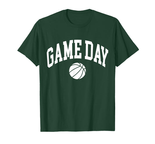 Game Day Basketball Player and Fan Graphic T-Shirt