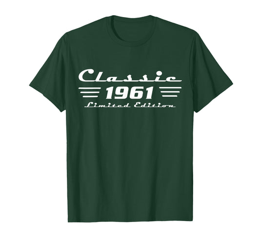 Classic 65 Birthday Decorations Men 65yr 1961 65th Birthday T-Shirt