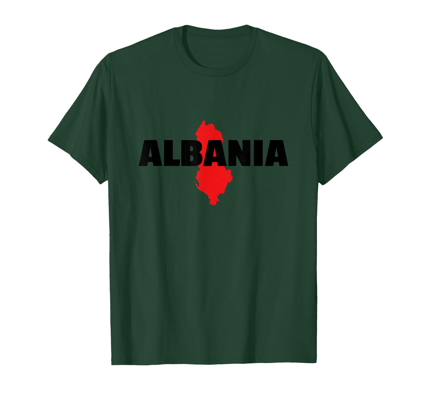 Albania Albanian Map T-Shirt