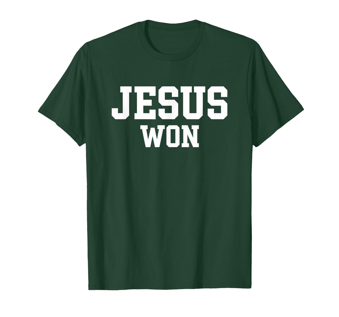 Christian Jesus Won Retro Varsity Statement T-Shirt