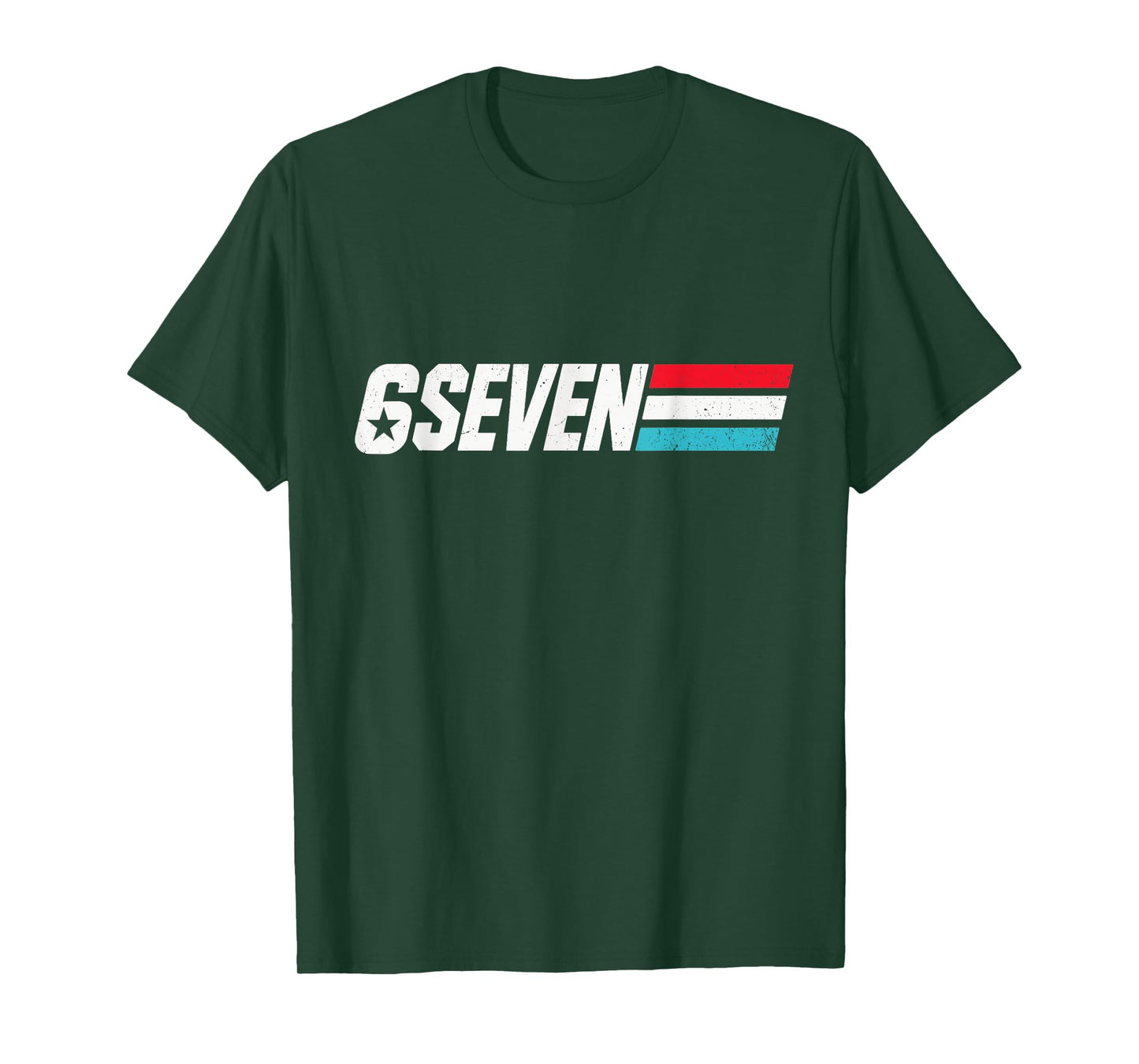 Vintage 67 Meme Retro 6 Seven T-Shirt