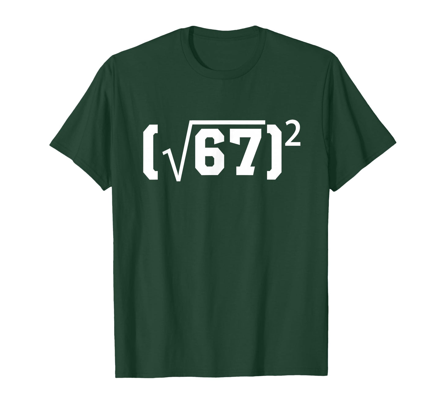 Funny Six Seven Meme Hidden Math Design T-Shirt