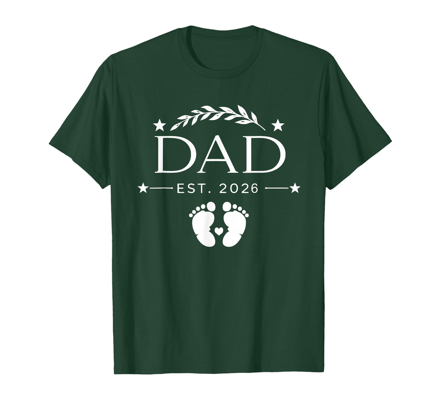 New Dad Est. 2026 Fathers Day First Time Dad Promoted to Dad T-Shirt