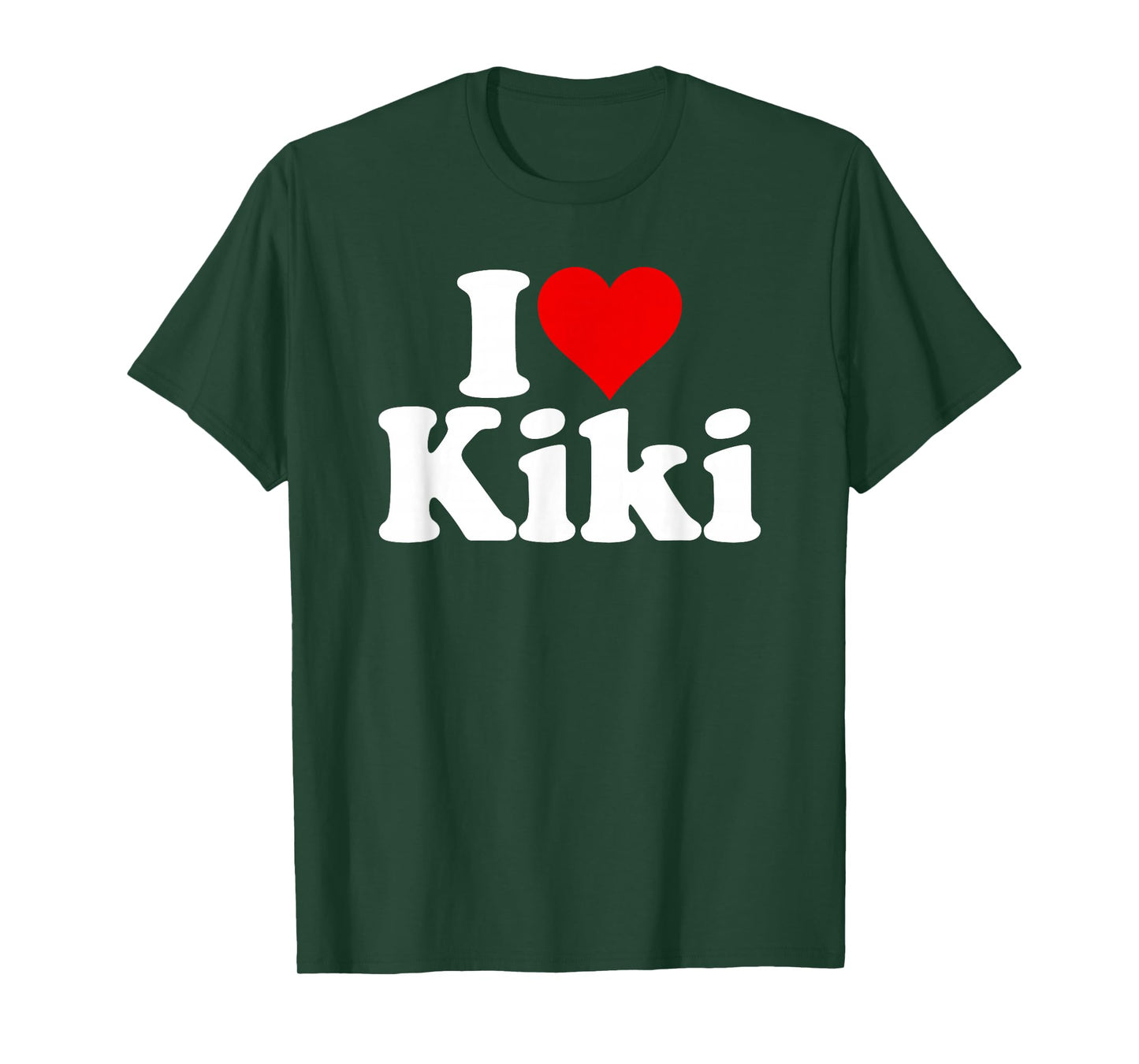 I Love Heart Kiki Name ON A TEE T-Shirt