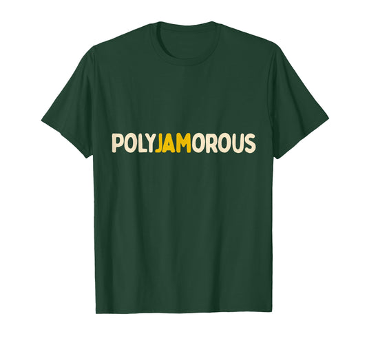 Polyjamorous Music Lover Design T-Shirt