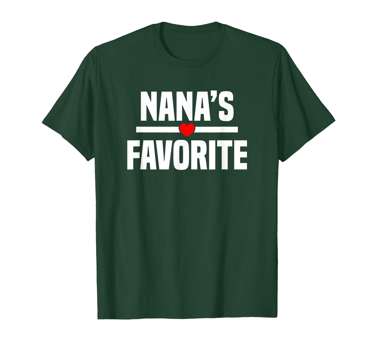 I'm Nana's Favorite Grandchild Baby Grandson Granddaughter T-Shirt