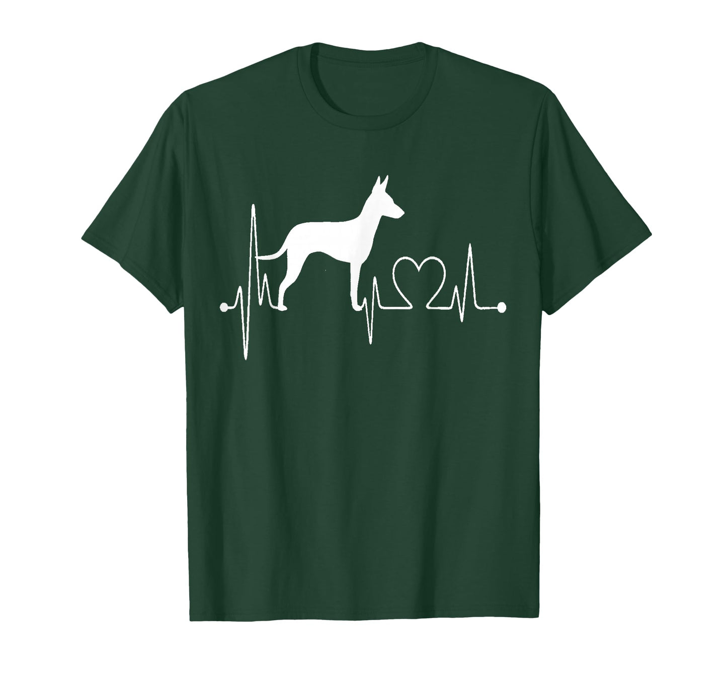 Manchester Terrier Dog My Heartbeat EKG Dogs My Cardio T-Shirt